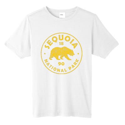 Retro Sequoia National Park Women Vintage Hiking Tall Fusion ChromaSoft Performance T-Shirt