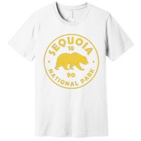 Retro Sequoia National Park Women Vintage Hiking Premium T-Shirt