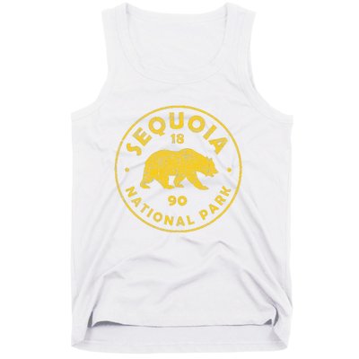 Retro Sequoia National Park Women Vintage Hiking Tank Top