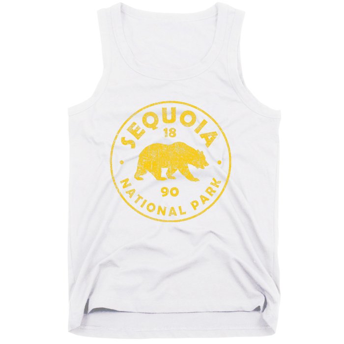 Retro Sequoia National Park Women Vintage Hiking Tank Top