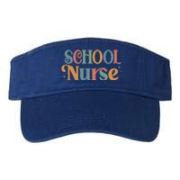 Retro School Nurse Mom Cool Gift Valucap Bio-Washed Visor