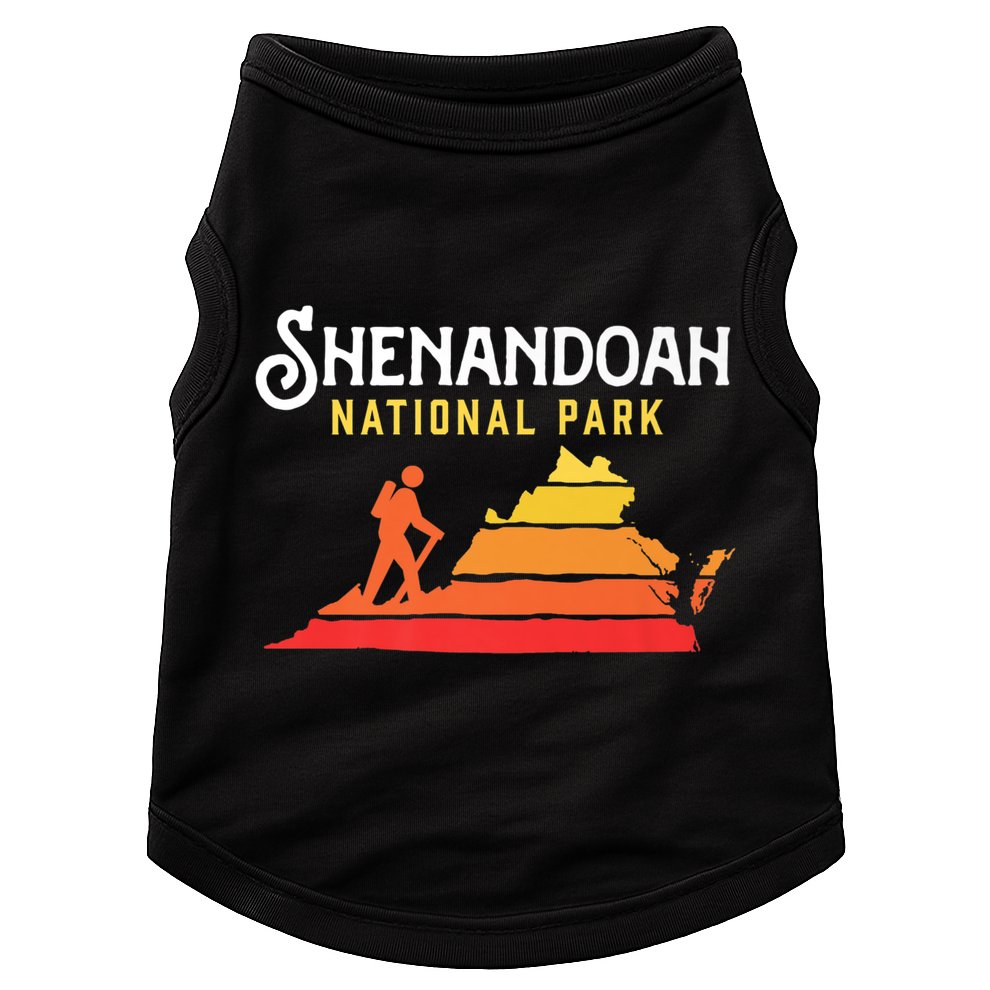 Retro Shenandoah National Park Vintage Hike Doggie Tank