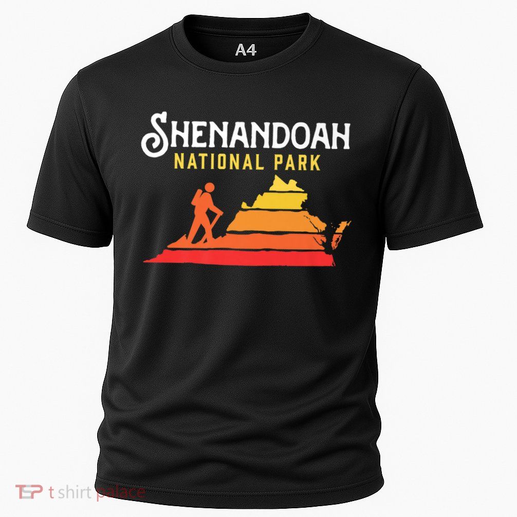 Retro Shenandoah National Park Vintage Hike Performance Shirt