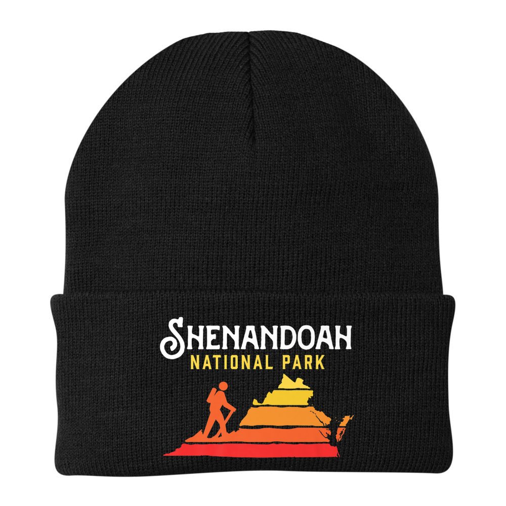 Retro Shenandoah National Park Vintage Hike Beanie