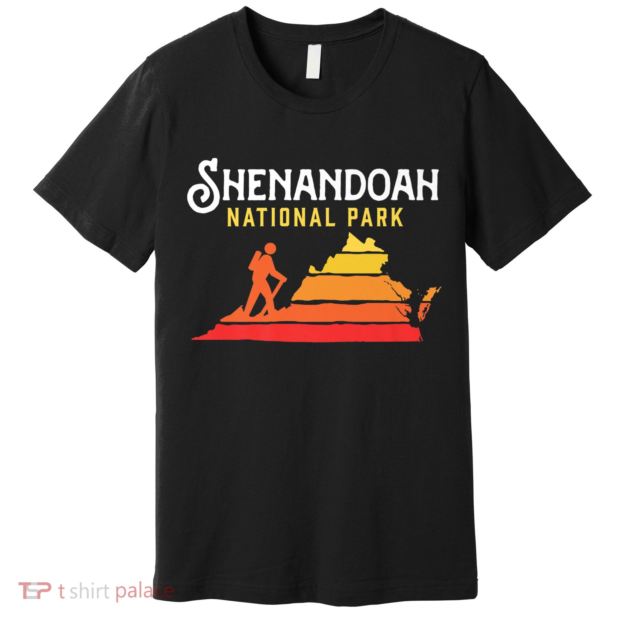 Retro Shenandoah National Park Vintage Hike Premium T-Shirt
