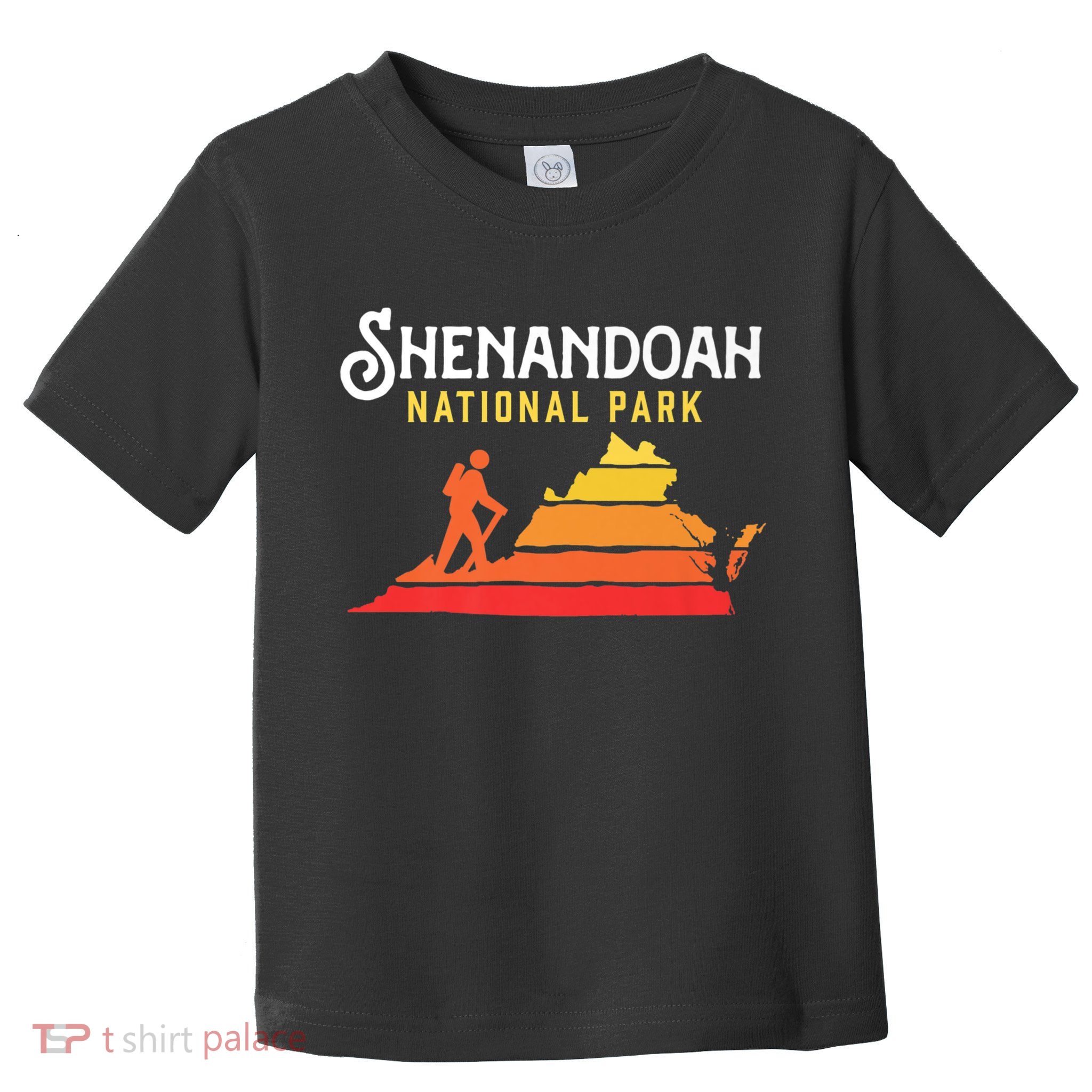 Retro Shenandoah National Park Vintage Hike Toddler T-Shirt