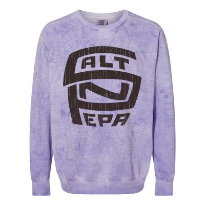 Retro Salt N Pepa Brown Pencil Colorblast Crewneck Sweatshirt