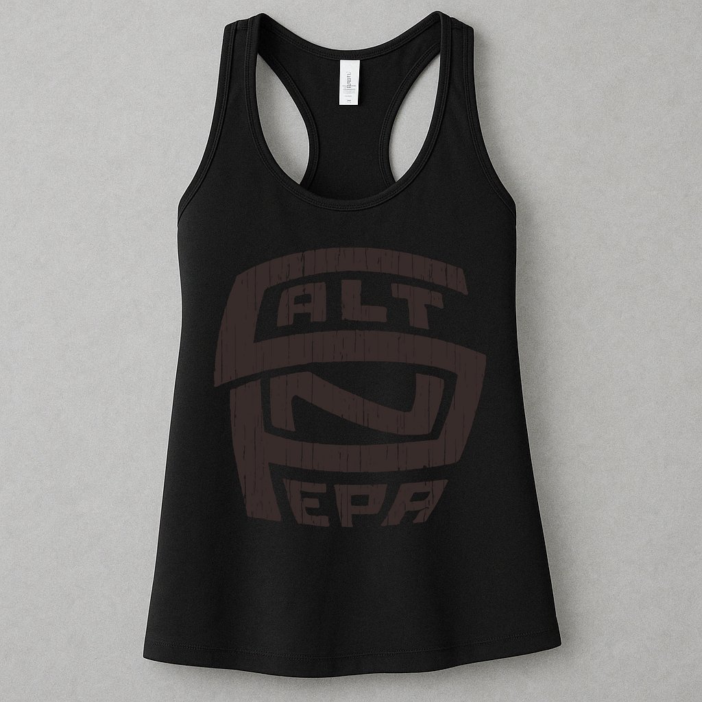 Retro Salt N Pepa Brown Pencil Womens Tank Top