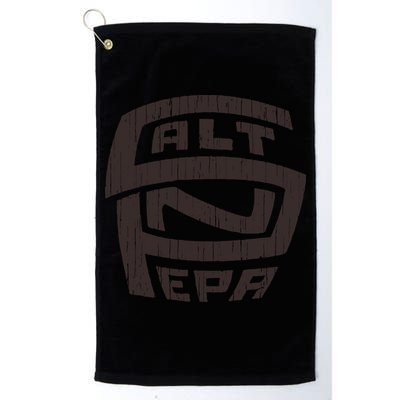 Retro Salt N Pepa Brown Pencil Golf Towel