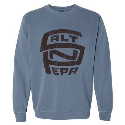 Retro Salt N Pepa Brown Pencil Garment-Dyed Sweatshirt