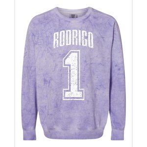 Rodrigo Supporter Number 1 Greatest Fan Colorblast Crewneck Sweatshirt