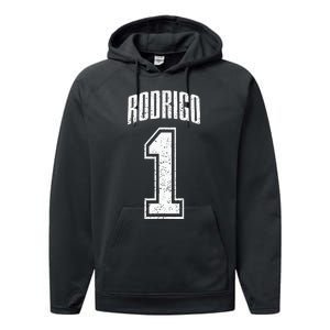 Rodrigo Supporter Number 1 Greatest Fan Performance Fleece Hoodie