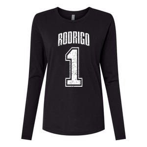 Rodrigo Supporter Number 1 Greatest Fan Womens Cotton Relaxed Long Sleeve T-Shirt