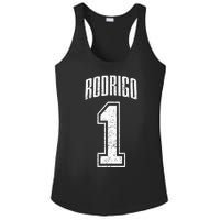 Rodrigo Supporter Number 1 Greatest Fan Ladies PosiCharge Competitor Racerback Tank