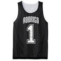 Rodrigo Supporter Number 1 Greatest Fan Mesh Reversible Basketball Jersey Tank