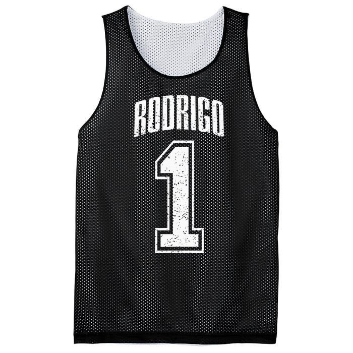 Rodrigo Supporter Number 1 Greatest Fan Mesh Reversible Basketball Jersey Tank