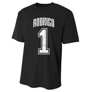 Rodrigo Supporter Number 1 Greatest Fan Performance Sprint T-Shirt