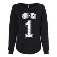 Rodrigo Supporter Number 1 Greatest Fan Womens California Wash Sweatshirt