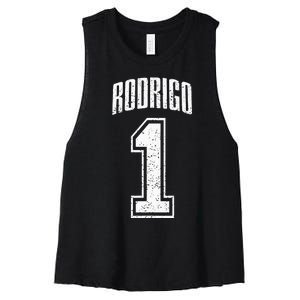 Rodrigo Supporter Number 1 Greatest Fan Women's Racerback Cropped Tank