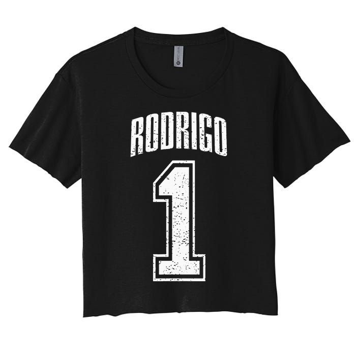 Rodrigo Supporter Number 1 Greatest Fan Women's Crop Top Tee