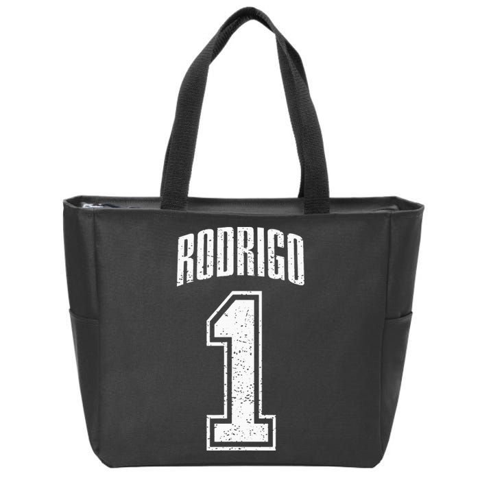 Rodrigo Supporter Number 1 Greatest Fan Zip Tote Bag