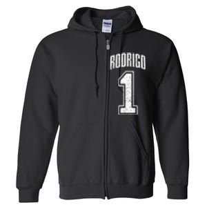 Rodrigo Supporter Number 1 Greatest Fan Full Zip Hoodie