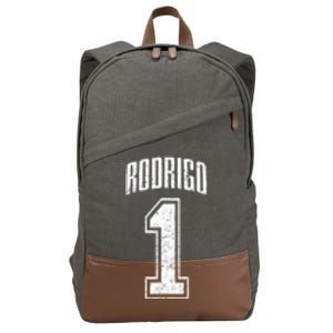 Rodrigo Supporter Number 1 Greatest Fan Cotton Canvas Backpack