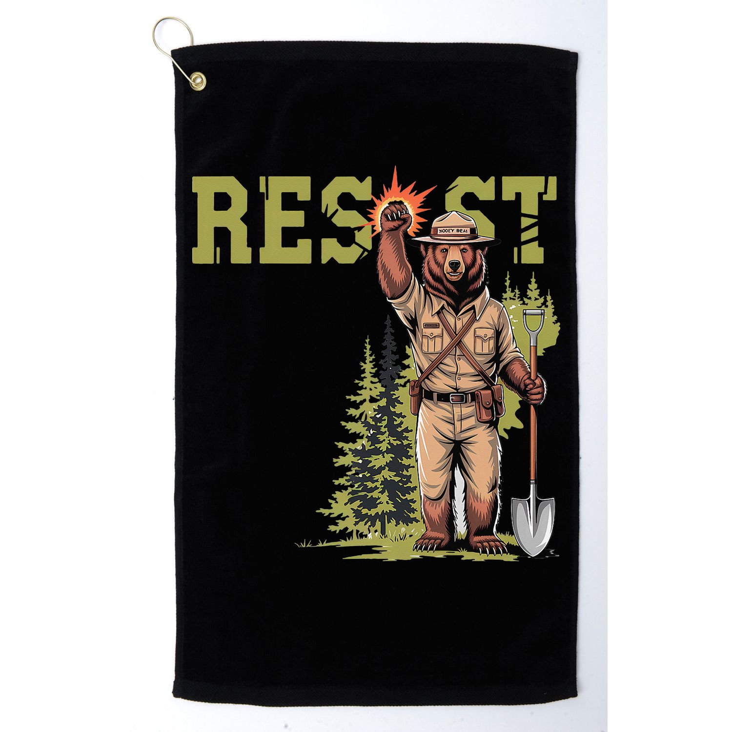 Resist Save Our Parks Alt US National Parks Women Golf Towel