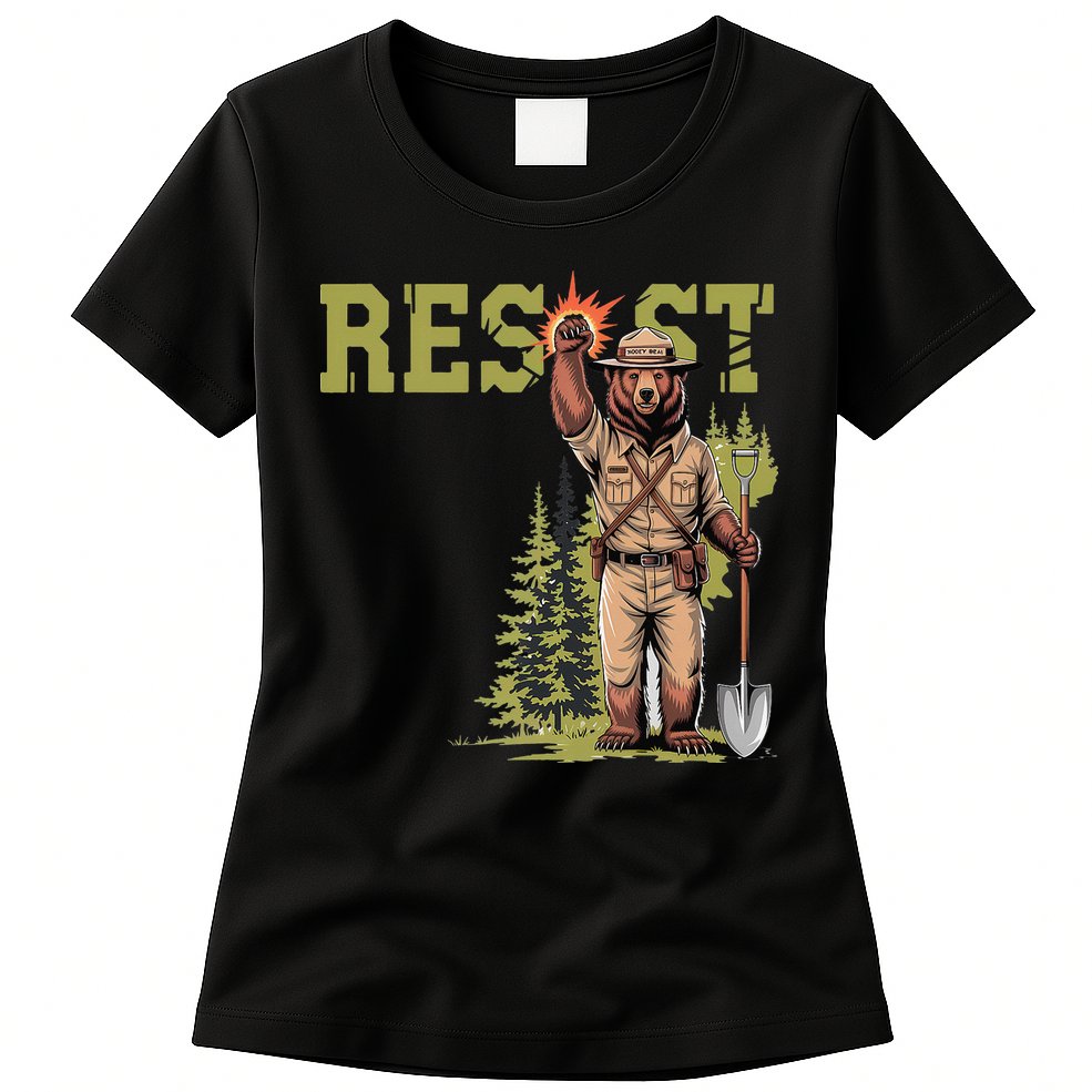 Resist Save Our Parks Alt US National Parks Women Womens T-Shirt