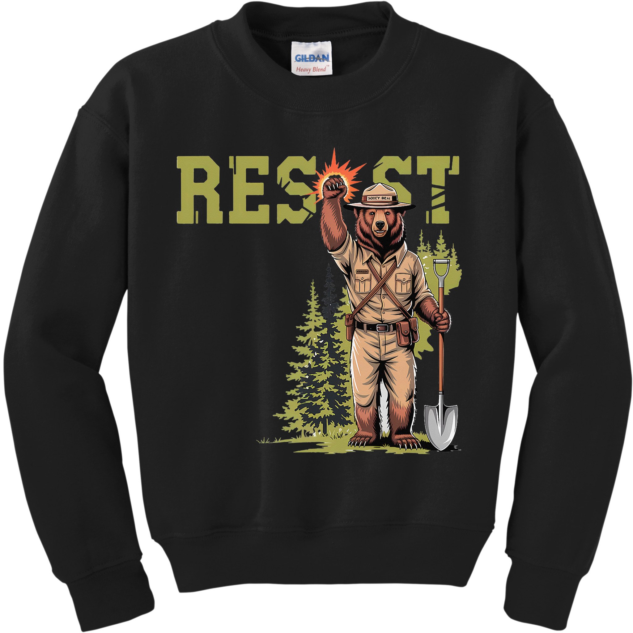 Resist Save Our Parks Alt US National Parks Women Kids Sweatshirt