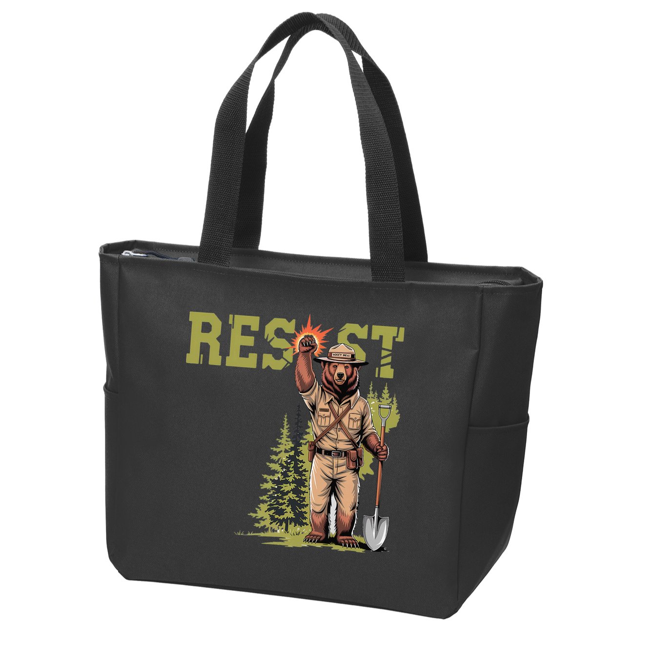 Resist Save Our Parks Alt US National Parks Women Zip Tote Bag