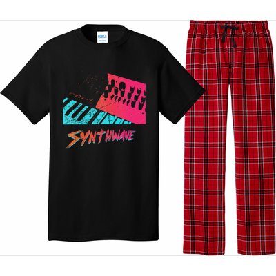 Retro Synthwave Outrun Synthesizer Nerd 80s 90s Pajama Set