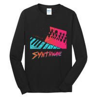 Retro Synthwave Outrun Synthesizer Nerd 80s 90s Tall Long Sleeve T-Shirt