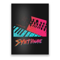 Retro Synthwave Outrun Synthesizer Nerd 80s 90s Poster