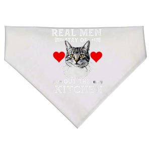 Real Stay Out Of The Kitchen Funny Cat Cool Gift USA-Made Doggie Bandana