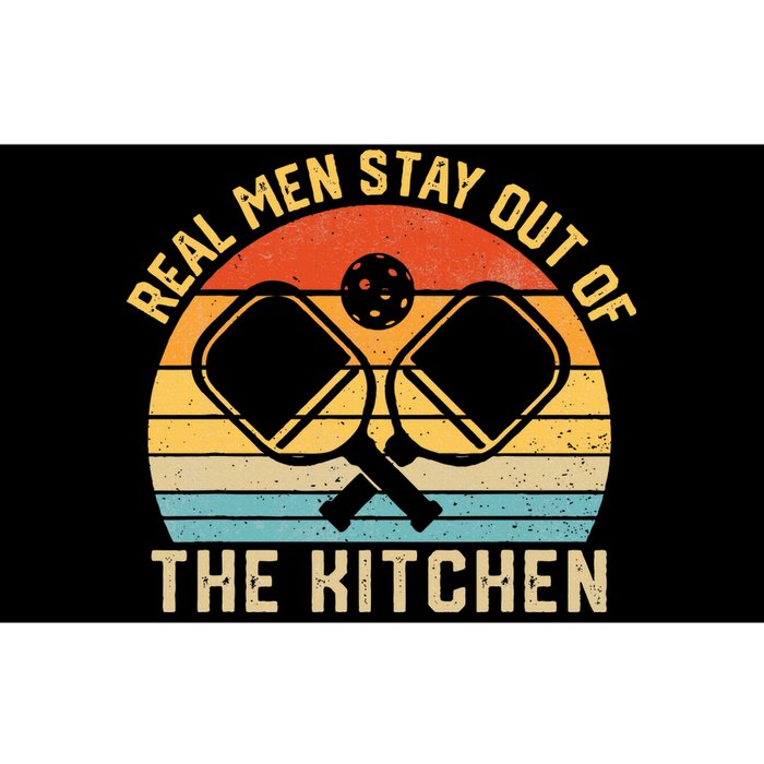 Real Stay Out Of The Kitchen Funny Pickleball Vintage Bumper Sticker