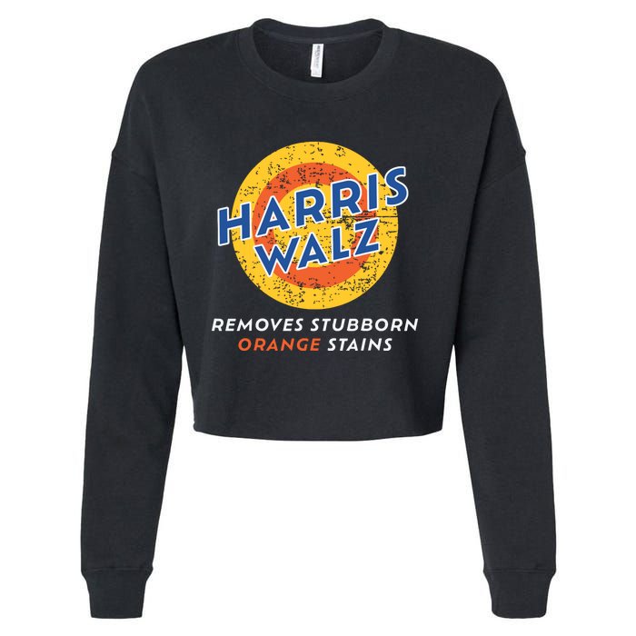 Removes Stubborn Orange Stains Funny Cropped Pullover Crew