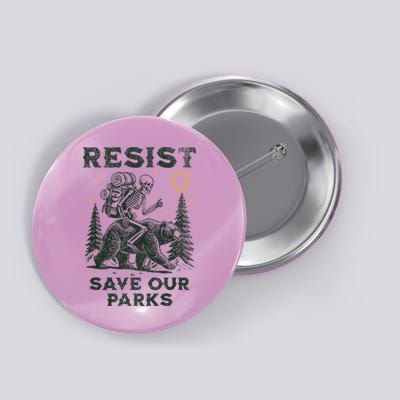 Resist Save Our Parks Alt US National Parks Bear Button
