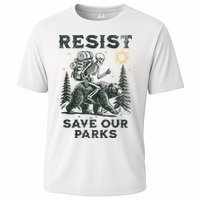 Resist Save Our Parks Alt US National Parks Bear Cooling Performance Crew T-Shirt