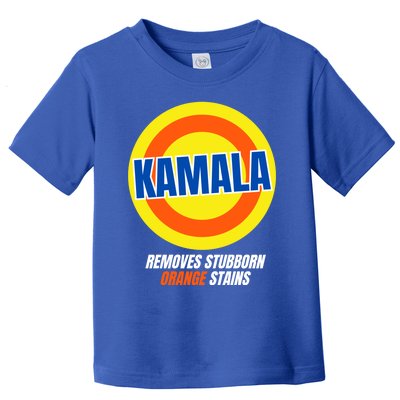 Removes Stubborn Orange Stains Kamala Harris 2024 Election Funny Gift Toddler T-Shirt