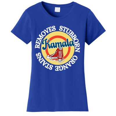 Removes Stubborn Orange Stains Sneakers And Pearls Kamala24 Gift Women's T-Shirt