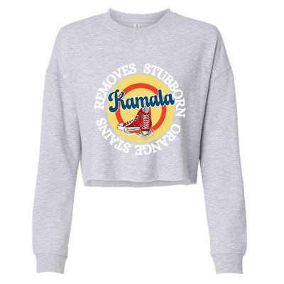 Removes Stubborn Orange Stains Sneakers And Pearls Kamala24 Gift Cropped Pullover Crew