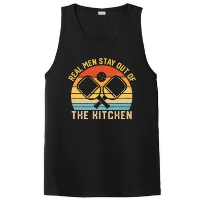 Real Stay Out of the Kitchen Funny Pickleball Vintage PosiCharge Competitor Tank