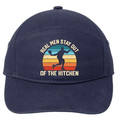 Real Stay Out Of The Kitchen Funny Pickleball Retro Cute Gift 7-Panel Snapback Hat