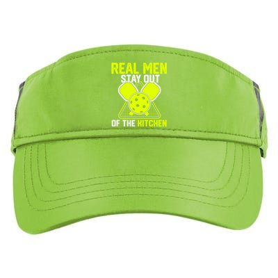 Real Stay Out Of The Kitchen Funny Pickleball Vintage Cool Gift Adult Drive Performance Visor