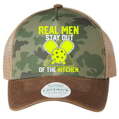 Real Stay Out Of The Kitchen Funny Pickleball Vintage Cool Gift Legacy Tie Dye Trucker Hat