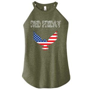 R.E.D. Support Our Troops Wear Red On Friday Women's Perfect Tri Rocker Tank