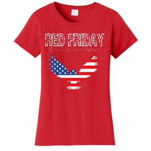 R.E.D. Support Our Troops Wear Red On Friday Women's T-Shirt