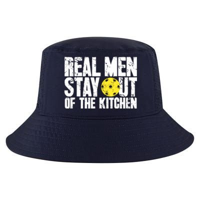 Real Stay Out Of The Kitchen Funny Pickleball Cool Comfort Performance Bucket Hat