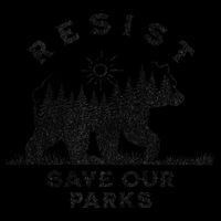 Resist Save Our Parks Us Alt National Parks Bear Silhouette 16 in Basic Backpack